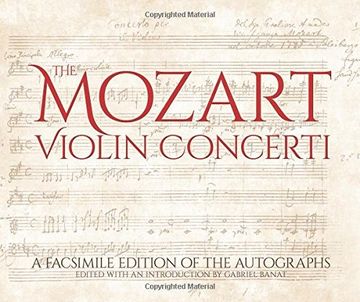 portada Mozart'S Violin Concerti: A Facsimile Edition of the Autographs (Calla Editions) 