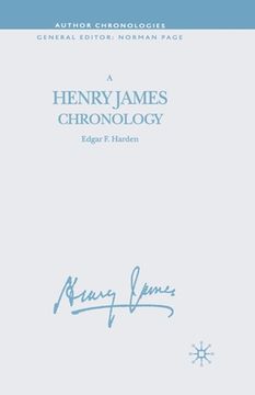 portada A Henry James Chronology (en Inglés)