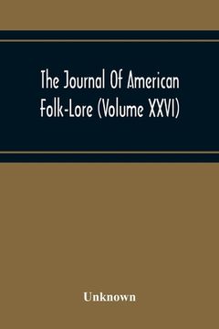 portada The Journal Of American Folk-Lore (Volume Xxvi)