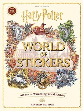 portada Harry Potter World of Stickers (Collectible art Stickers) (en Inglés)