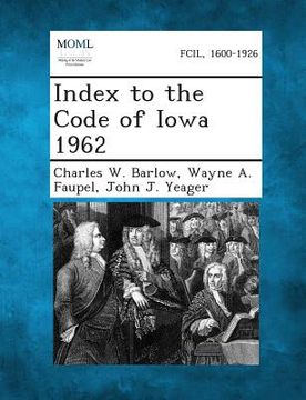 portada Index to the Code of Iowa 1962 (en Inglés)