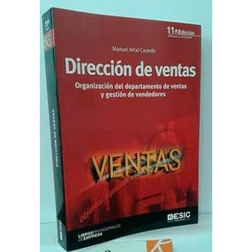 portada Dirección de Ventas: Organización del Departamento de Ventas y Gestión de Vendedores (Libros Profesionales) (in Spanish)