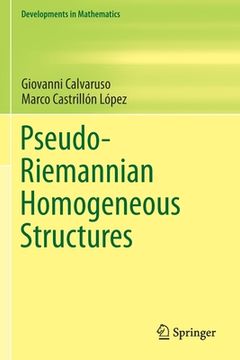 portada Pseudo-Riemannian Homogeneous Structures (in English)