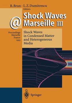 portada shock waves @ marseille iii: shock waves in condensed matter and heterogeneous media (en Inglés)