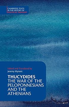 portada Thucydides Paperback (Cambridge Texts in the History of Political Thought) (in English)