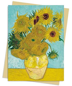 portada Sunflowers (Van Gogh) Greeting Card Pack: Pack of 6 (Greeting Cards) (in English)