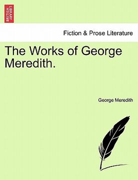 portada the works of george meredith. volume ii. (en Inglés)