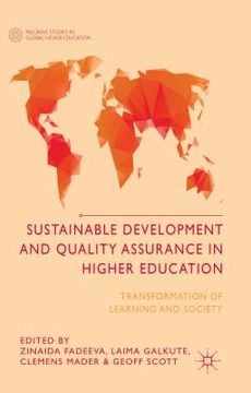 portada Sustainable Development and Quality Assurance in Higher Education: Transformation of Learning and Society (en Inglés)