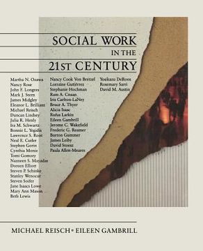 portada social work in the 21st century (en Inglés)