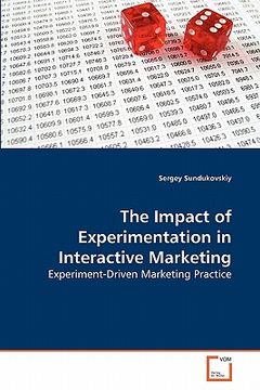 portada the impact of experimentation in interactive marketing (en Inglés)
