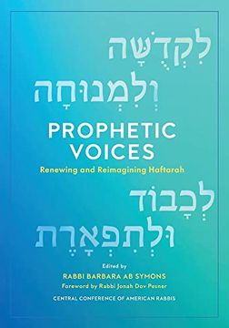 portada Prophetic Voices: Renewing and Reimagining Haftarah (in English)