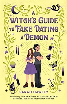 portada A Witch's Guide to Fake Dating a Demon (en Inglés)