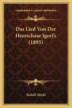 portada Das Lied Von Der Heerschaar Igorj's (1895) (en Alemán)