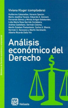 portada Analisis Economico del Derecho