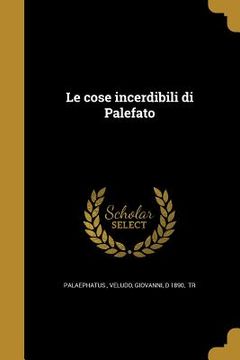 portada Le cose incerdibili di Palefato (in Italian)