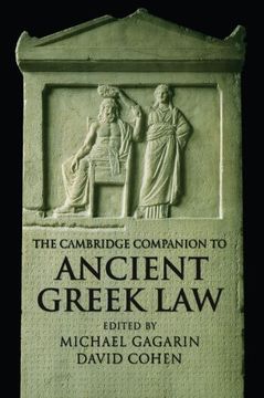 portada The Cambridge Companion to Ancient Greek law Paperback (Cambridge Companions to the Ancient World) (in English)