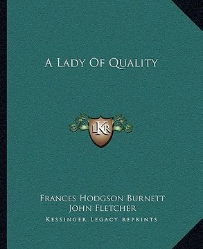 portada a lady of quality (en Inglés)