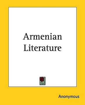 portada armenian literature (en Inglés)