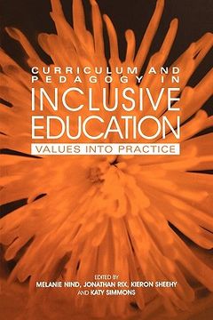 portada curriculum and pedagogy in inclusive education (in English)