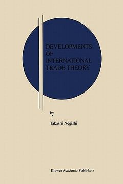 portada developments of international trade theory (in English)