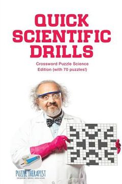portada Quick Scientific Drills Crossword Puzzle Science Edition (with 70 puzzles!) (en Inglés)