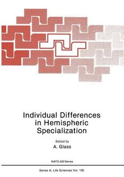 portada Individual Differences in Hemispheric Specialization (in English)