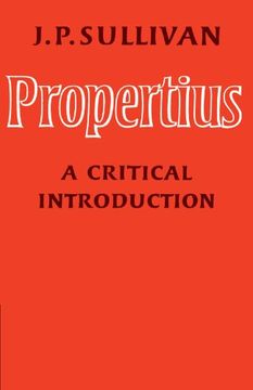 portada Propertius Paperback (in English)