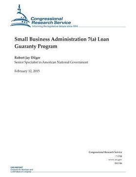 portada Small Business Administration 7(a) Loan Guaranty Program (in English)