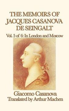 portada The Memoirs of Jacques Casanova de Seingalt Vol. 5 in London and Moscow