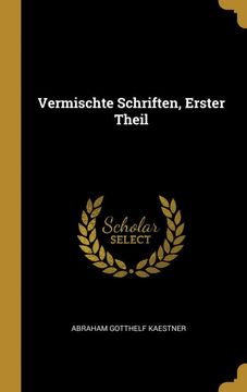 portada Vermischte Schriften, Erster Theil (in German)