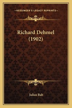 portada Richard Dehmel (1902) (in German)