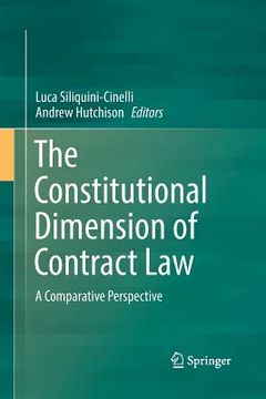 portada The Constitutional Dimension of Contract Law: A Comparative Perspective
