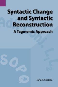 portada syntactic change and syntactic reconstruction