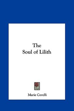 portada the soul of lilith (en Inglés)