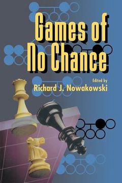 portada Games of no Chance Paperback (Mathematical Sciences Research Institute Publications) (en Inglés)