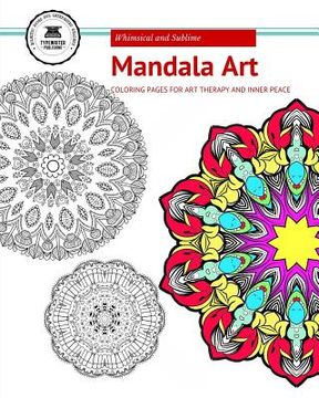 portada Mandala Art Coloring Book: For Art Therapy and Inner Peace (en Inglés)