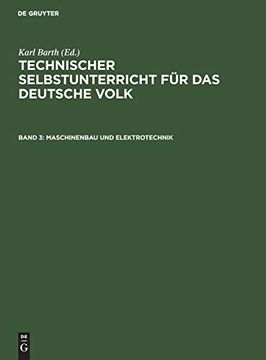 portada Maschinenbau und Elektrotechnik (en Alemán)