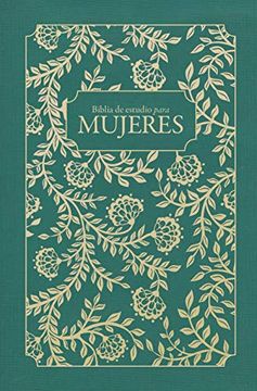 portada Rvr 1960 Biblia de Estudio Para Mujeres, Tela Verde (in Spanish)