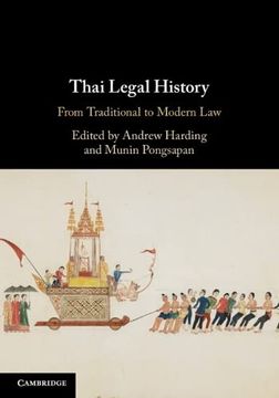 portada Thai Legal History: From Traditional to Modern law