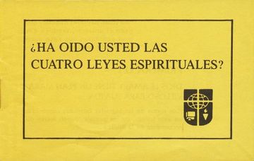 portada Las cuatro leyes espirituales/ Tract 4 Spiritual Laws