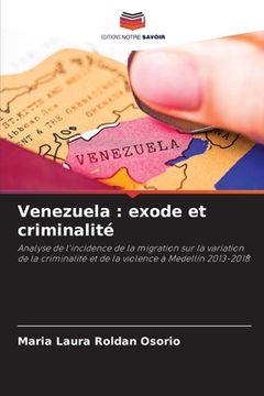 portada Venezuela: exode et criminalité (in French)