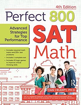 portada Perfect 800: SAT Math, Advanced Strategies for Top Performance (en Inglés)