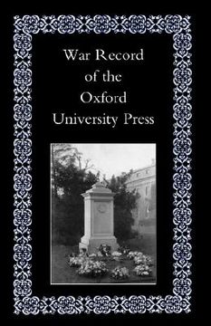 portada War Record of the University Press, Oxford