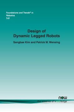 portada Design of Dynamic Legged Robots (en Inglés)