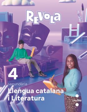 portada Llengua Catalana i Literatura. 4 Secundaria. Revola. Cruilla (en Catalá)