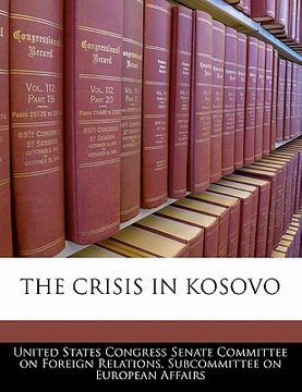 portada the crisis in kosovo (en Inglés)