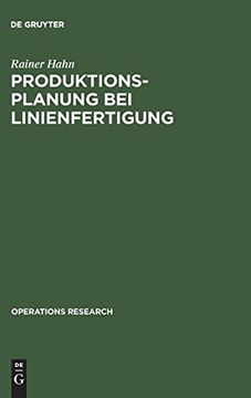 portada Produktionsplanung bei Linienfertigung (en Alemán)