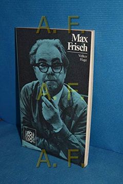 portada Max Frisch. Mit Selbstzeugnissen und Bilddokumenten.  Frisch, max