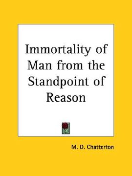 portada immortality of man from the standpoint of reason (in English)