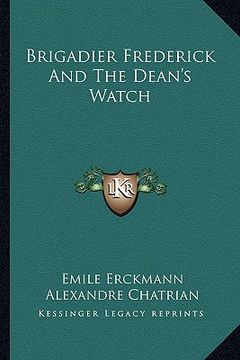 portada brigadier frederick and the dean's watch (en Inglés)
